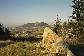 Vue depuis l'ancien emplacement de la tour de gué.