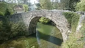 Vue sur le pont de Sainte-Apolline