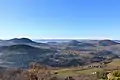 Vue sur le viaduc de Bessamorel.