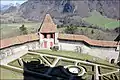 Vue sur les jardins à la française (1).