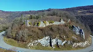 Les ruines de Châteauneuf