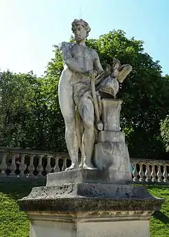 Vulcain (1781), jardin du Luxembourg, Paris.