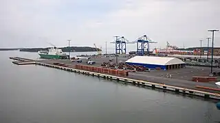 Le port de Vuosaari.