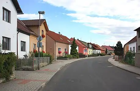 Vysoká Pec : rue Jirkovská.