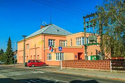Vysoká nad Labem : la mairie.