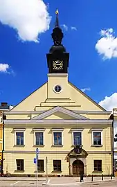 L'ancien hôtel de ville sur la place Přemysl Otakar II.