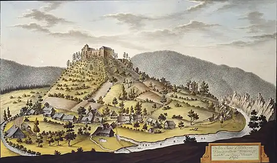 Château de Litice en 1792, par Joann Venuto.