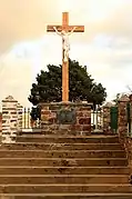 Croix du cimetière, la Chapelle-Heulin.