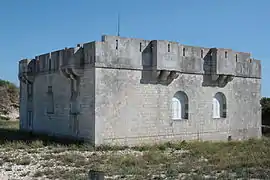 Fort du Grouin angle nord.