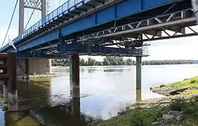 Piles du pont latéral.