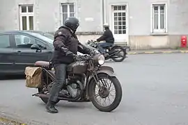 Une BSA de 1946.