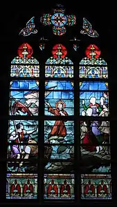 Vitrail de saint Goustan, église Notre-Dame-de-Pitié du Croisic.