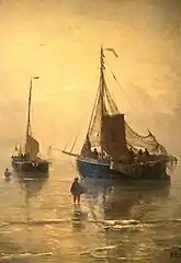 Arrivée de la marée (1875), Flardingue, Museum Vlaardingen (nl).