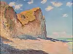 Falaises près de Pourville, 1882, Claude Monet.