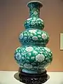 Vase de porcelaine du règne de Kangxi (Qing, vers 1700)