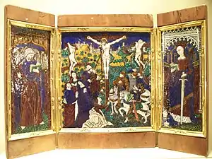 Triptyque au Calvaire par Monvaerni (1484-1497, Taft Museum of Art, Cincinnati).