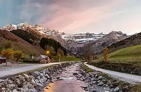 Parc national des Pyrénées, cirque de Gavarnie.