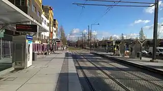 Station et arrière-gare de Saint-Denis Porte de Paris