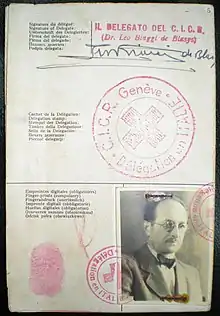 Faux papiers utilisés par Eichmann, années 1950