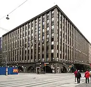 Bâtiment de la banque Liittopankki à Helsinki (Pauli Blomstedt, 1929).