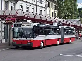 Trolleybus articulé de Winterthour