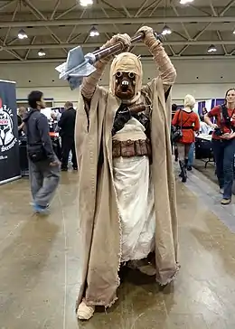 Cosplay d'un tusken.