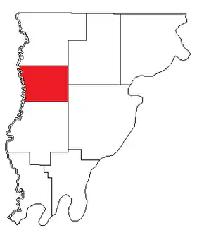 Localisation de Precinct de Lick Prairie