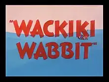 Description de l'image Wackiki wabbit title.JPG.