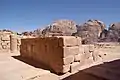 Wadi Rum, les ruines du temple nabatéen