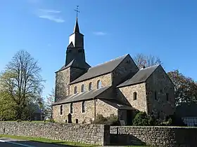 Terrains et immeubles entourant l’église Saint-Étienne de Waha et son cimetière