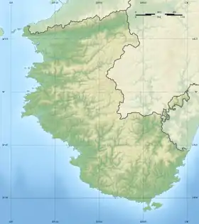 Voir sur la carte topographique de la préfecture de Wakayama