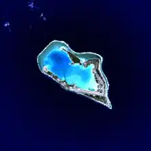 Wake était un volcan de point chaud avant de devenir un atoll corallien.