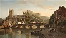 Le pont Li Pontia peint vers 1880 par Gustave Walckiers