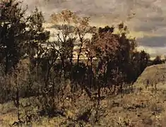 Soirée d'automne  (Valentin Serov, 1886)
