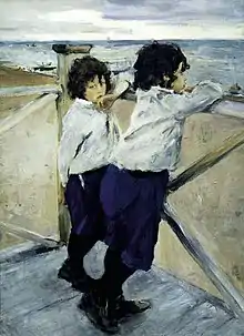 Les Deux enfants Serov, 1899