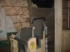 Véhicule de Challenge of Tutankhamon, à Walibi Belgium