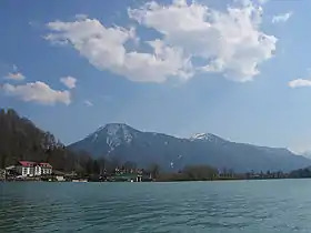 Le Wallberg vu depuis le lac Tegern