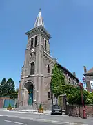 L'église Sainte-Barbe (quartier d'Arenberg).