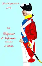 régiment de Walsh de 1776 à 1791