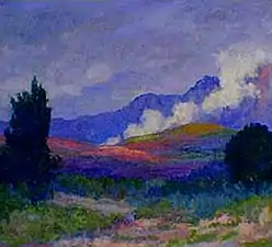 Nubes en la sierra, vers 1915, Musée national des Beaux-Arts de Buenos Aires