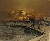 Walter Moras, Village de pêcheurs en hiver