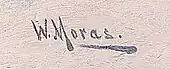 signature de Walter Moras