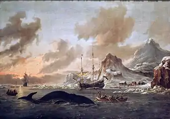 Baleiniers près de la côte de Spitsbergen, 1690