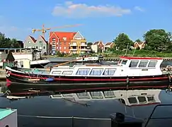 Bateau de plaisance à Wambrechies.