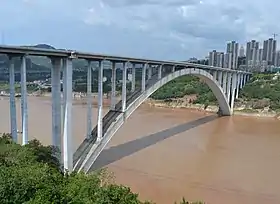Le pont de Wanxian.