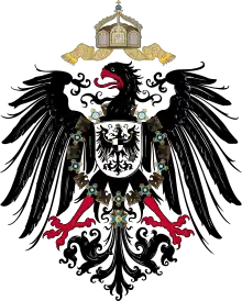 Reichsadler (1888-1918) de l'Empire allemand.