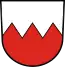 Blason de Zimmern unter der Burg