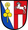 Le "cheval blanc de Haag" sur le blason d'Albaching