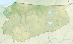 Voir sur la carte topographique de Voïvodie de Varmie-Mazurie