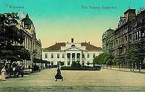 Palais Mniszech à Varsovie actuelle ambassade de Belgique.